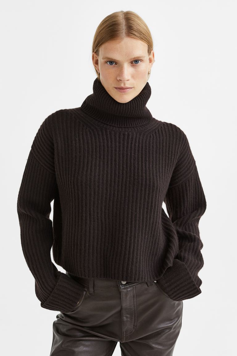 

Свитер женский H&M 1104509002 коричневый S (доставка из-за рубежа), 1104509002