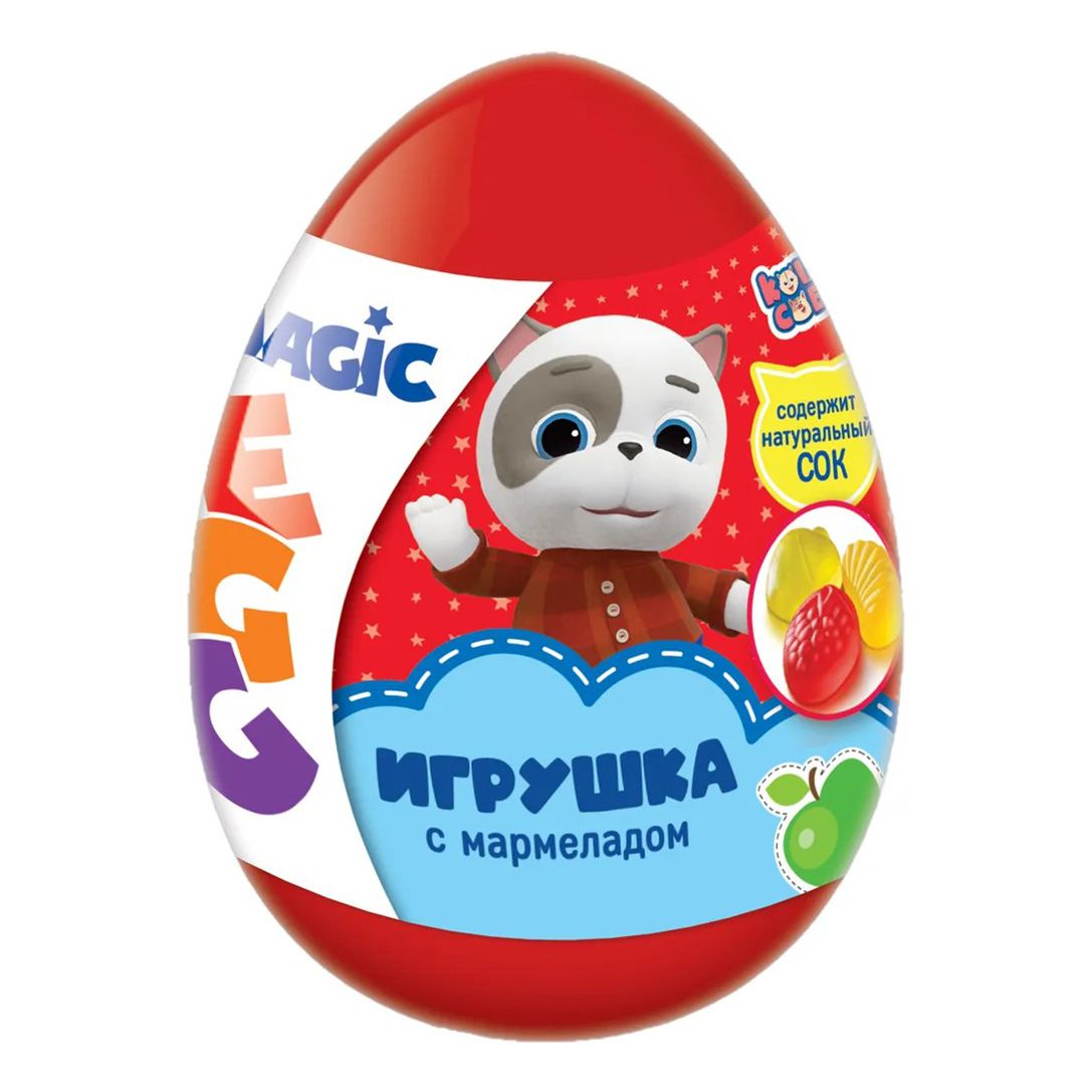Мармелад Кошечки-Собачки Magic Egg с игрушкой 10 г
