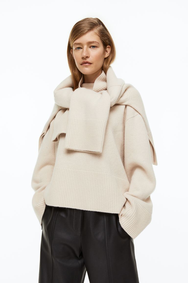 

Свитер женский H&M 1104522005 бежевый XS (доставка из-за рубежа), 1104522005