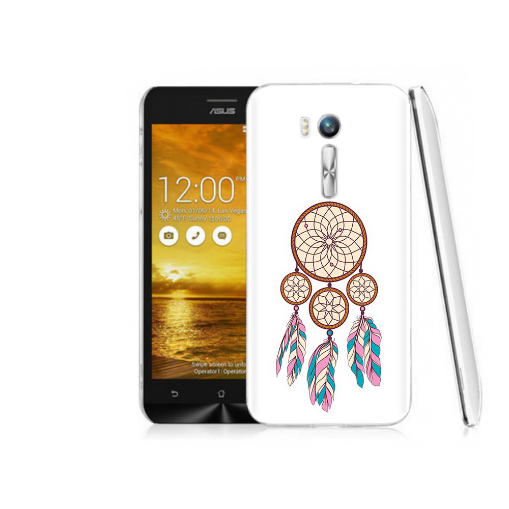 

Чехол MyPads Tocco для Asus ZenFone Go (ZB551KL) ловец снов бежевый, Прозрачный, Tocco