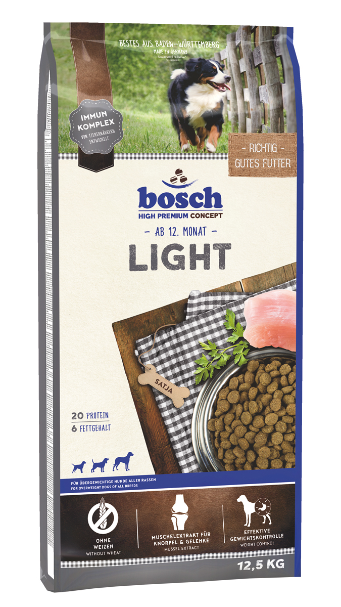 

Сухой корм для собак Bosch Adult Light с избыточным весом 12.5кг