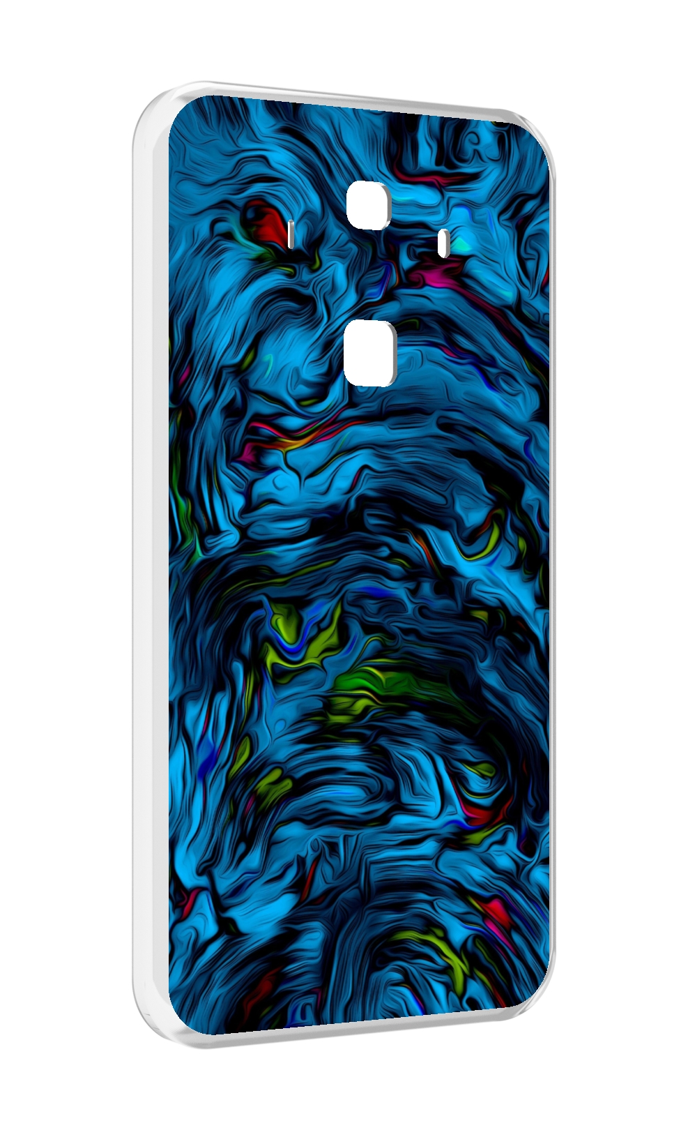 

Чехол MyPads голубая краска в темноте для Huawei Mate 10 Pro, Прозрачный, Tocco