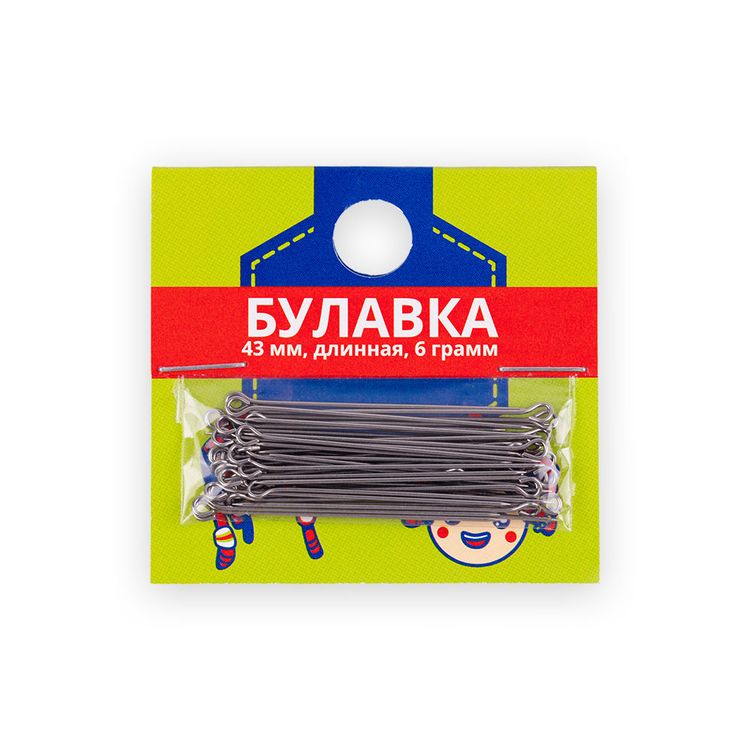 

Иглы для закалывания, 6 г, сталь, 43 мм, Серебристый