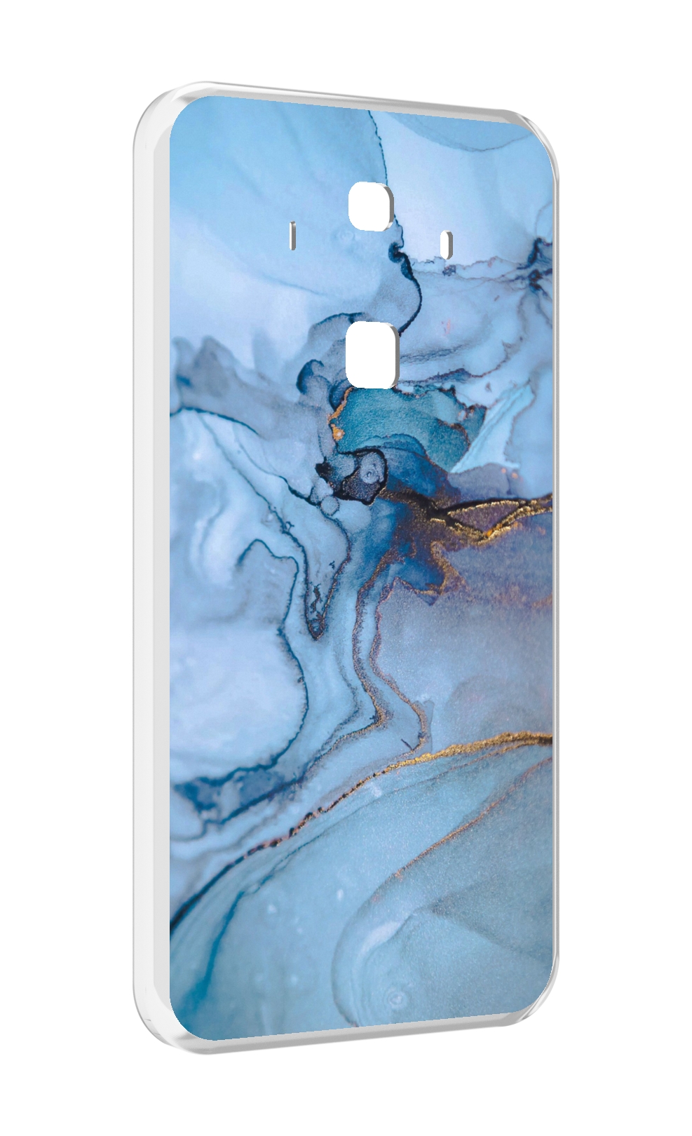 

Чехол MyPads голубой мрамор для Huawei Mate 10 Pro, Прозрачный, Tocco