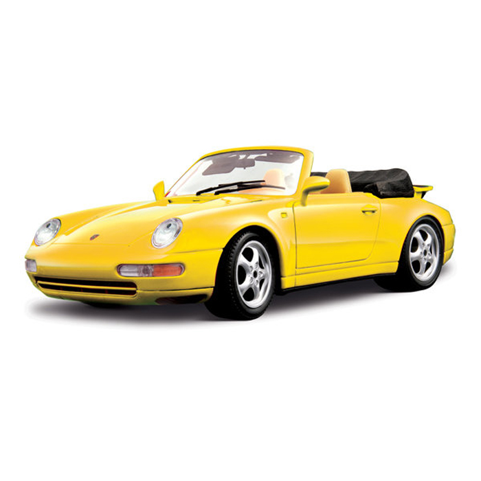 фото Сборная модель автомобиля porshe 911 carrera cabriolet bburago 1:18 металл 18-15040