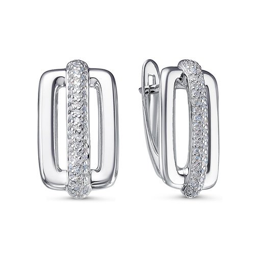 

Серьги из серебра с фианитом DEL'TA с1200944, с1200944