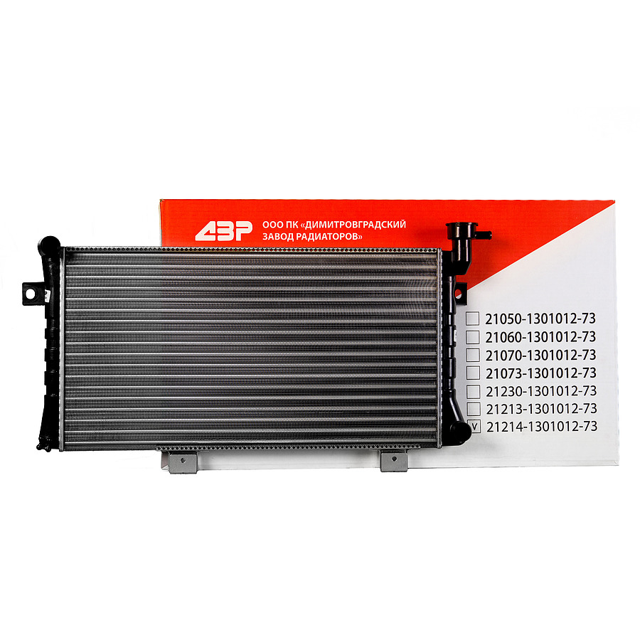 Радиатор охлаждения 21214 алюминиевый ДЗР 21214-1301012-73
