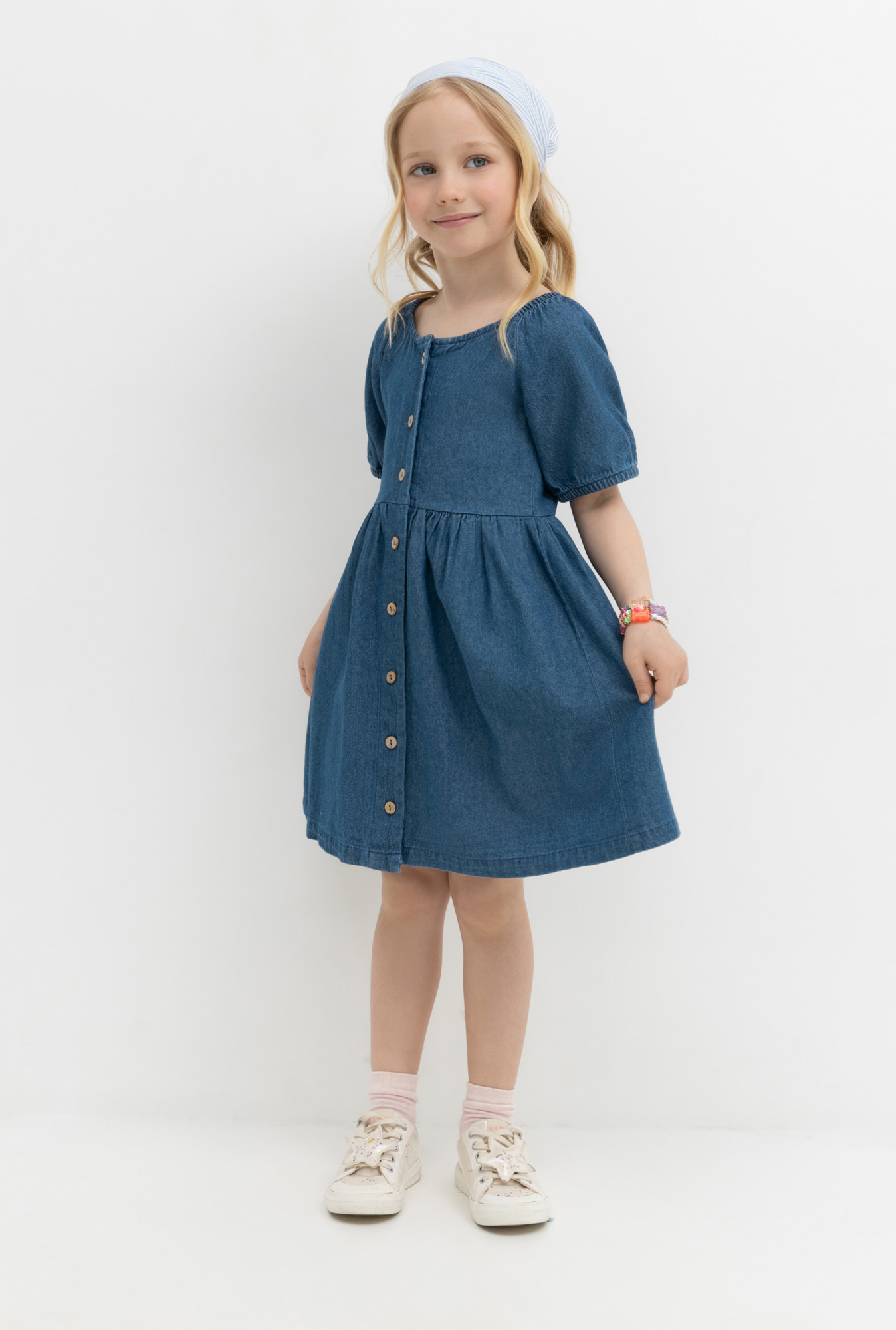 

Платье детское Acoola 20220350007 цв.синий р.110, 20220350007