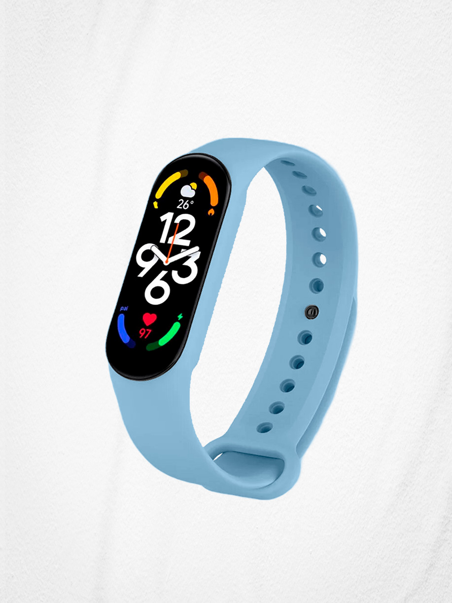 Ремешок для Xiaomi Mi Band 6/7, голубой