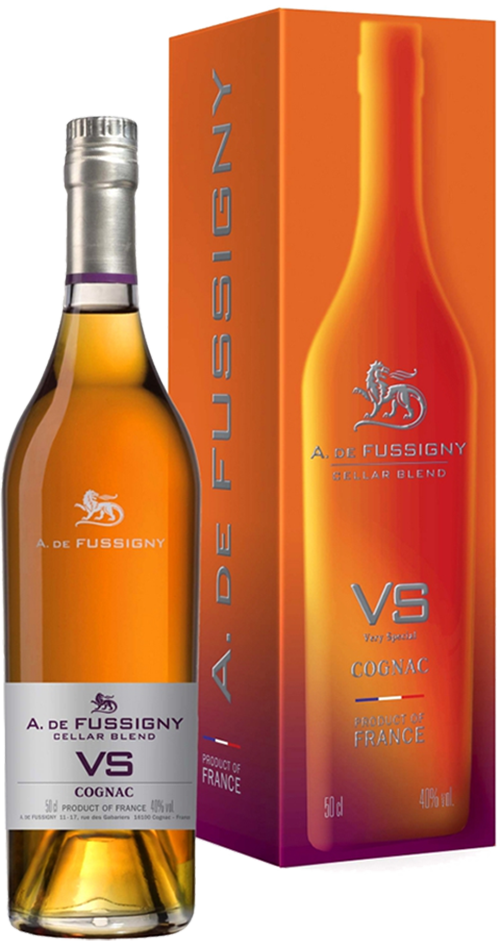 

Коньяк A. de Fussigny Cellar Blend Cognac VS (gift box) 40% 0,5 л