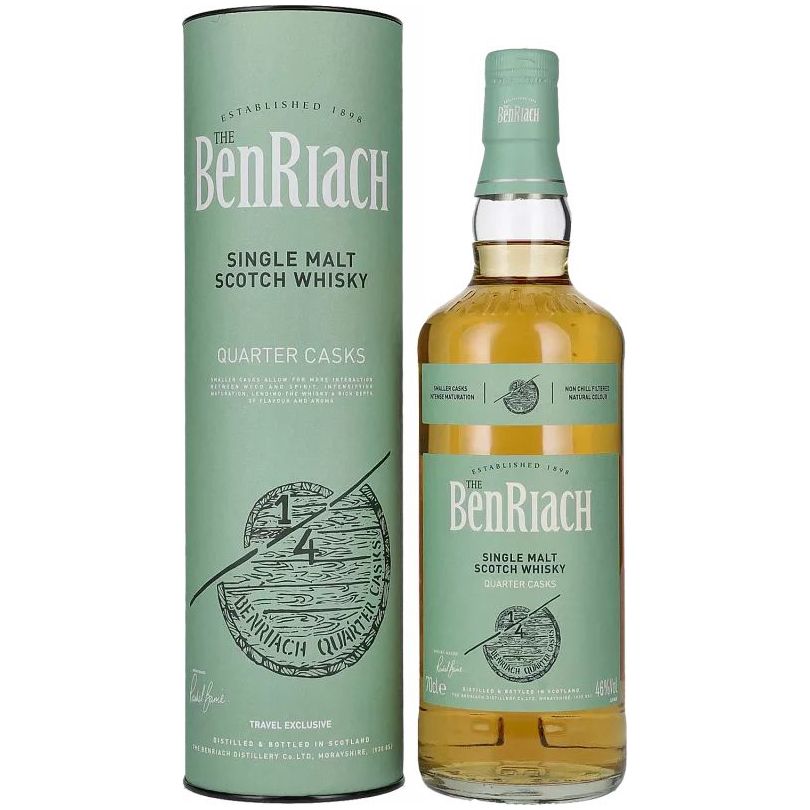 

Виски Benriach Quarter Casks Single Malt Scotch Whisky (gift box) 46% 0,7л