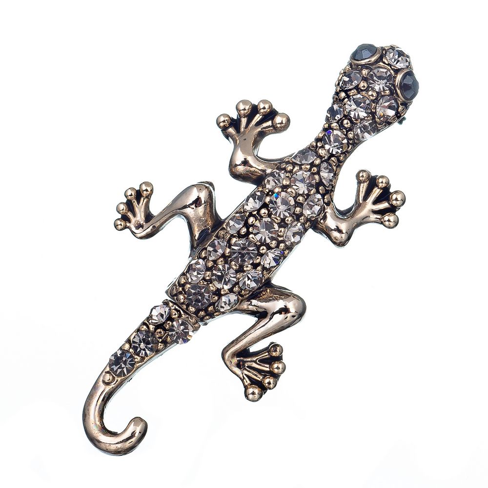 

Брошь из бижутерного сплава с swarovski Moon Paris MoS-23.04-014, MoS-23.04-014