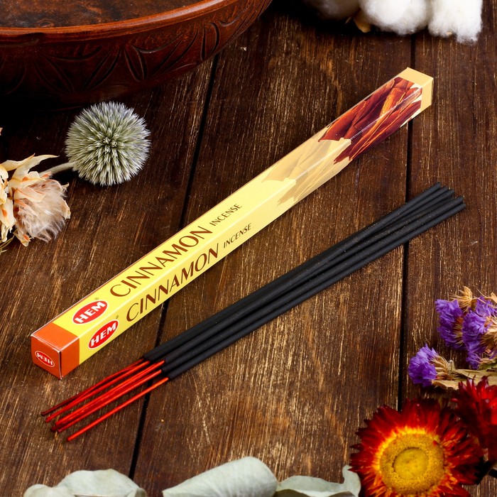 

Благовония HEM Cinnamon (Корица), четырехгранник, 8 палочек
