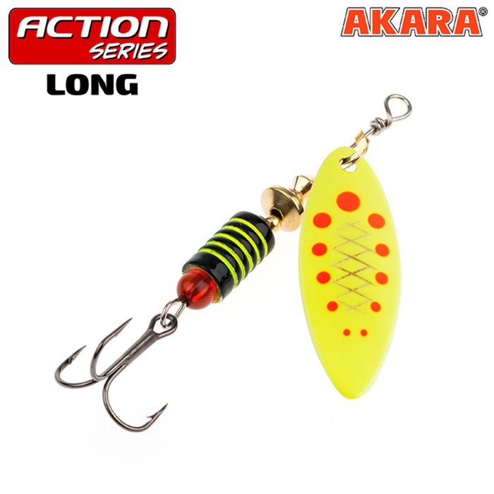 

Блесна вращающаяся Akara Action Series Long , 5 г, цвет A9, Разноцветный