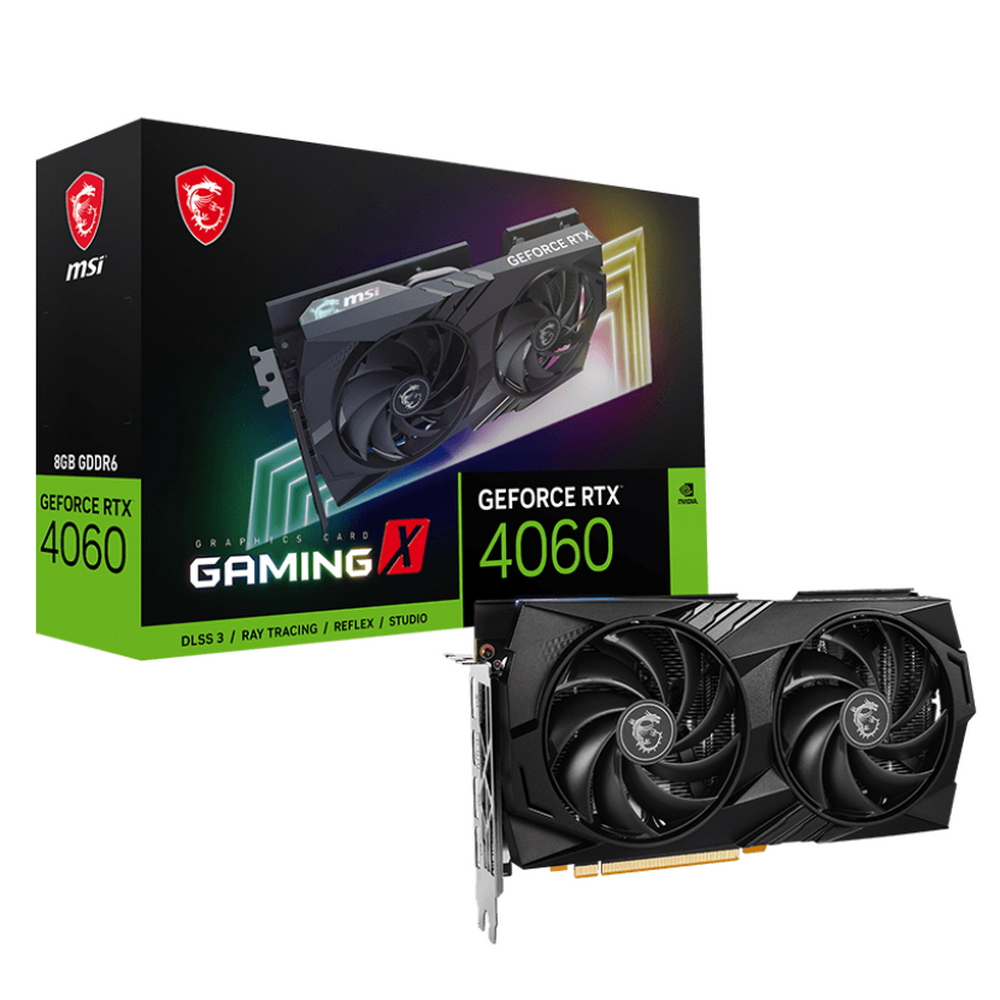 

Видеокарта MSI NVIDIA GeForce RTX 4060 GAMING X, GeForce RTX 4060 GAMING X