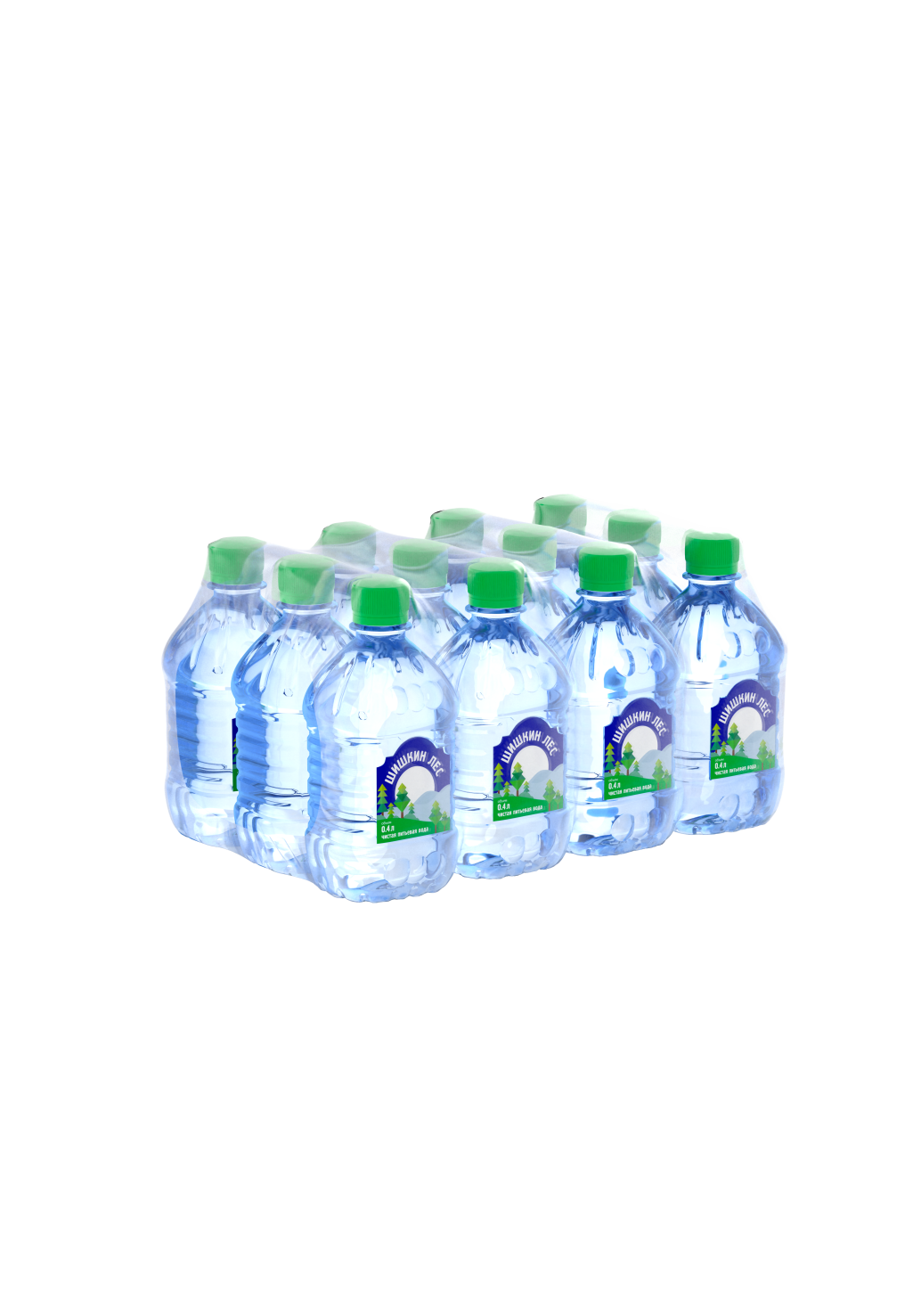 Вода питьевая Шишкин лес негазированная пластик 0,4 л х 12 шт.