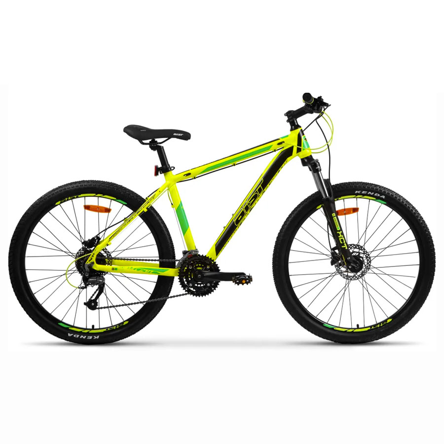 Велосипед AIST Quest 26 размер рамы 20 цвет желто-зеленый