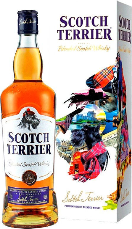 

Виски Альянс-1892 Scotch Terrier Blended Malt Whiskey 40% 0,5л