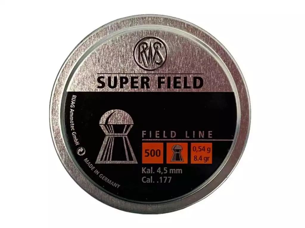 Пули пневматические RWS Super Field 45 мм 054 грамма 500 шт 1590₽