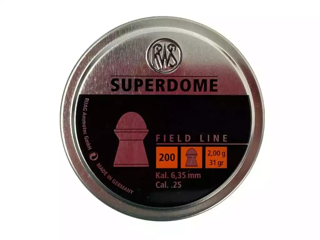 Пули пневматические RWS SUPERDOME 635 мм 20 грамма 200 шт 1930₽