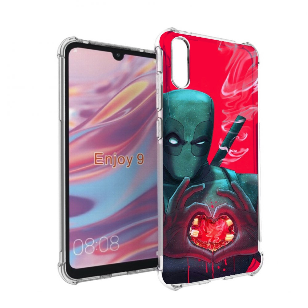 

Чехол бампер MyPads дедпул-в-сердце для Huawei Enjoy 9, Прозрачный, Tocco