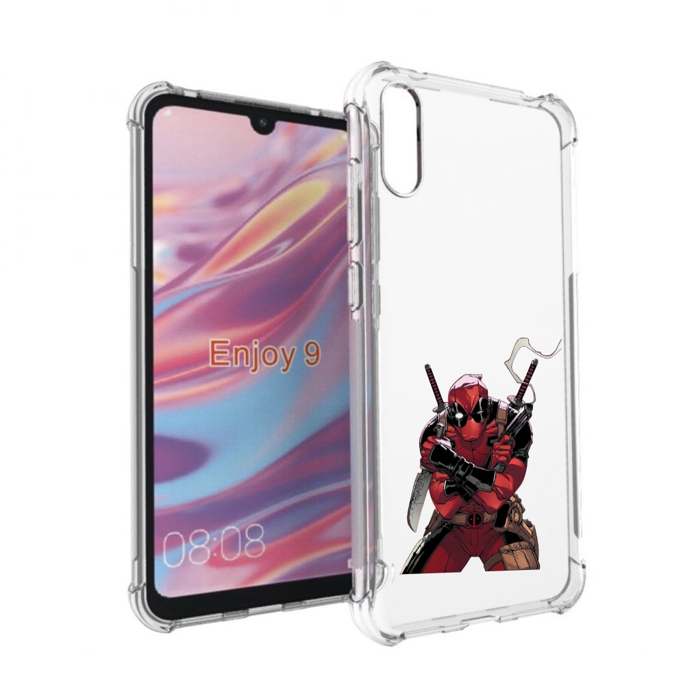 

Чехол бампер MyPads дедпул-подмигивает для Huawei Enjoy 9, Прозрачный, Tocco