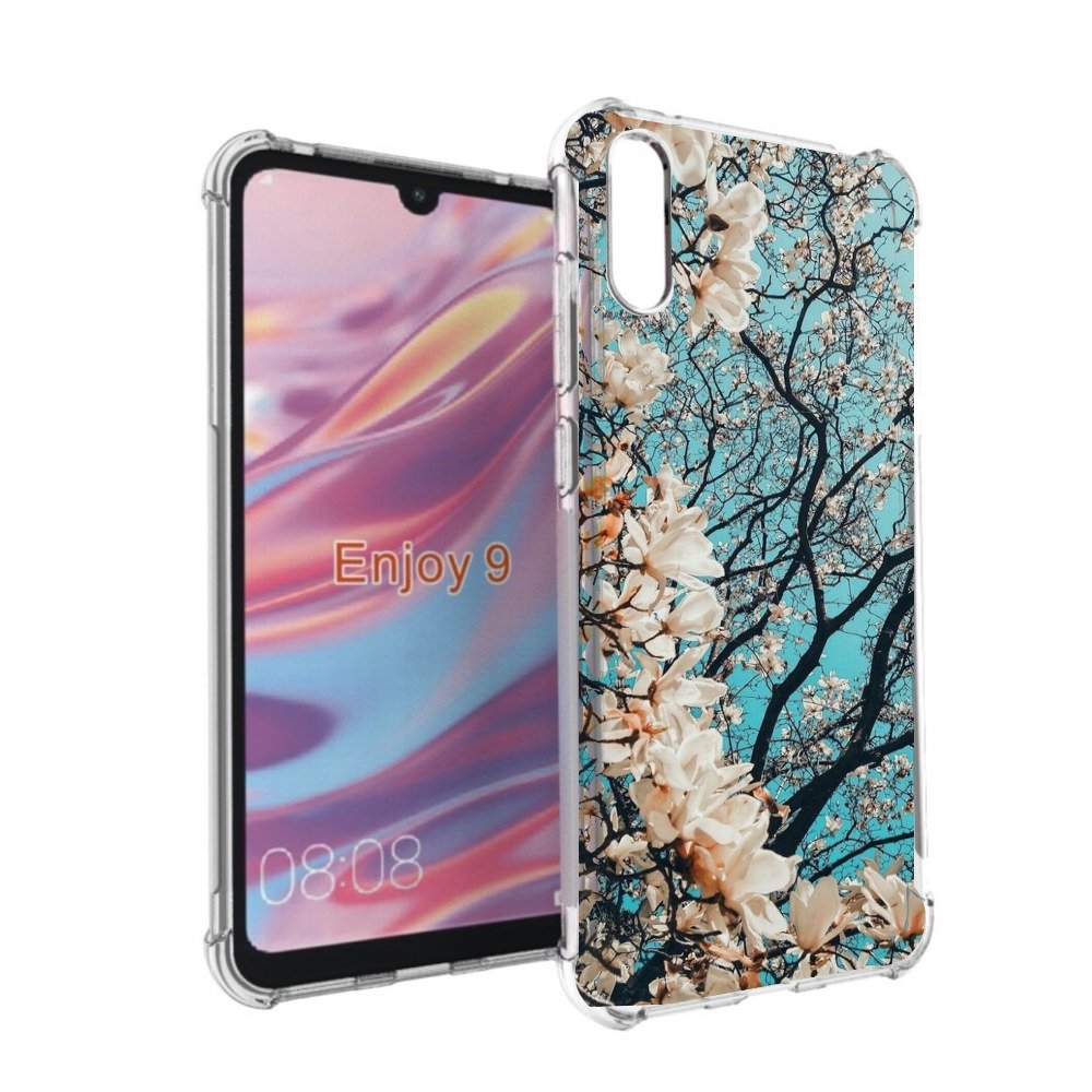 

Чехол бампер MyPads дерево-с-цветочками для Huawei Enjoy 9, Прозрачный, Tocco