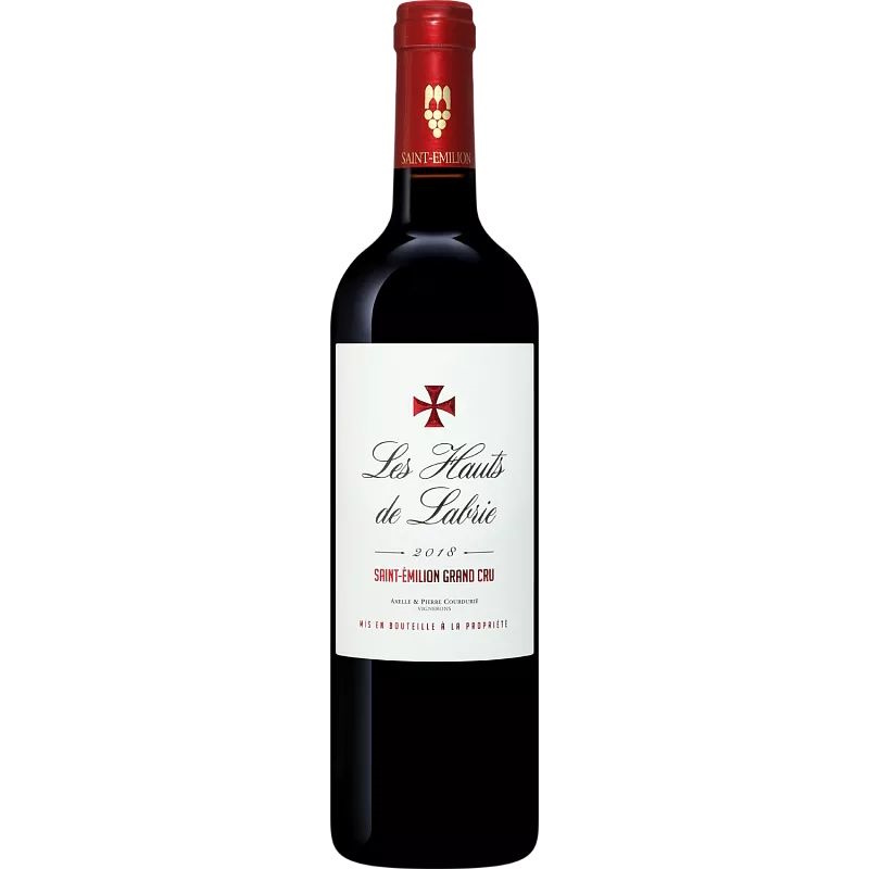 Вино красное сухое Chateau Croix de Labrie Les Hauts de Labrie Saint-Emilion 14,5% 0,75л Франция