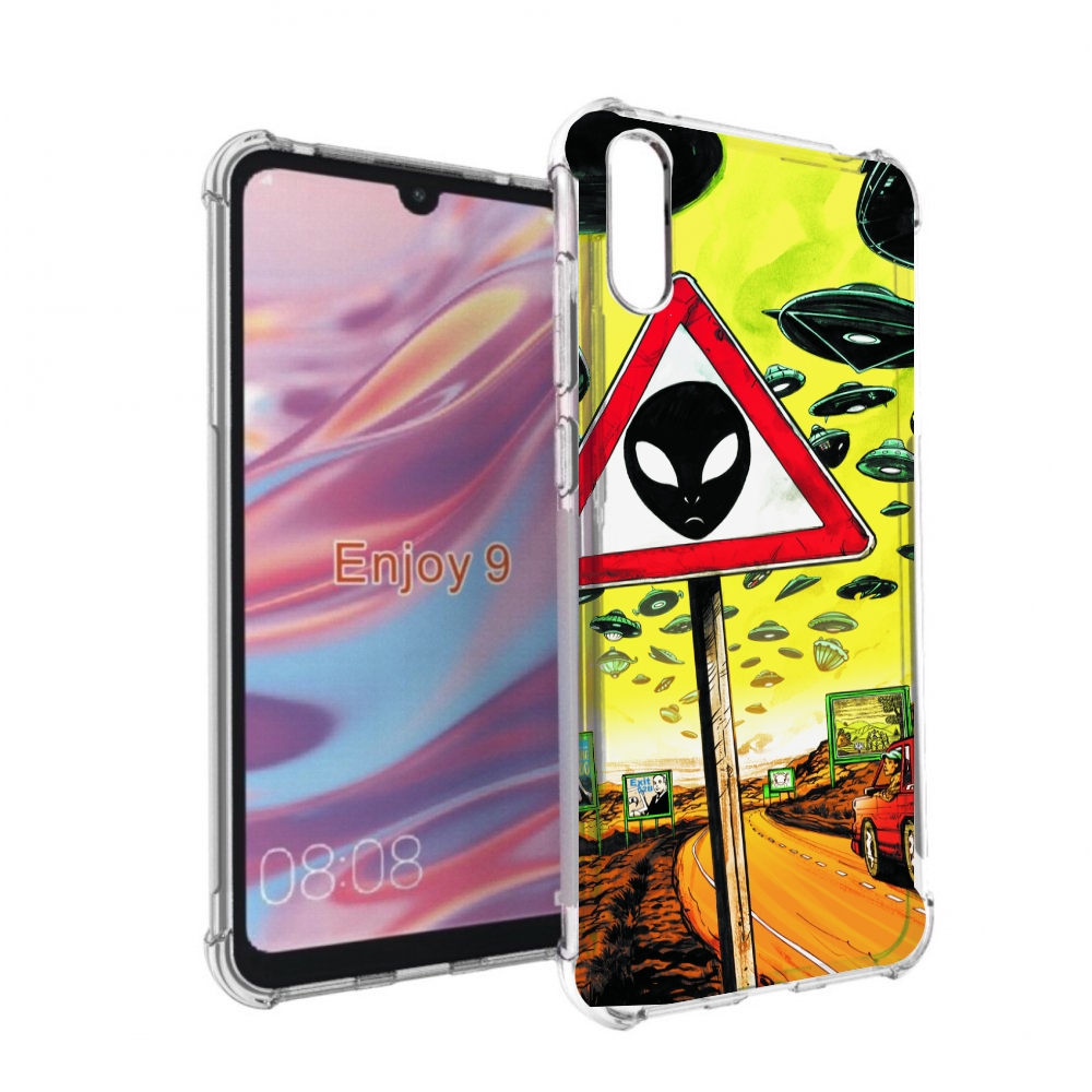 

Чехол бампер MyPads дорога к инопланетянам для Huawei Enjoy 9, Прозрачный, Tocco