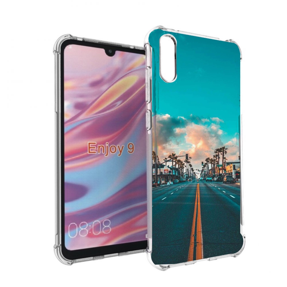 

Чехол бампер MyPads дорога-в-лос-анджелес для Huawei Enjoy 9, Прозрачный, Tocco