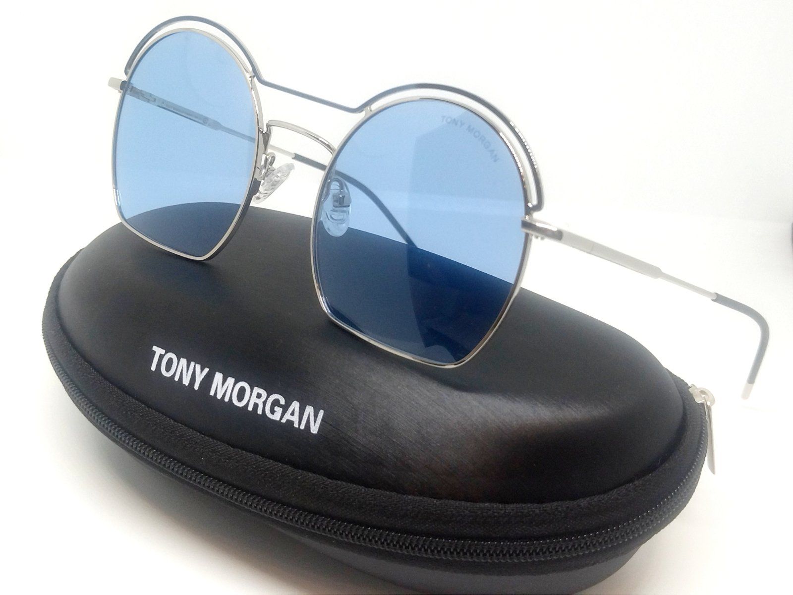 Солнцезащитные очки женские Tony Morgan 9713с1 голубые