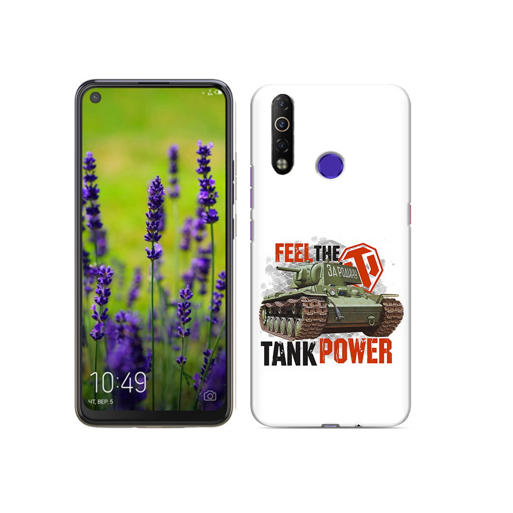 

Чехол MyPads Tocco для Tecno Camon 12 Air Танк, Прозрачный, Tocco