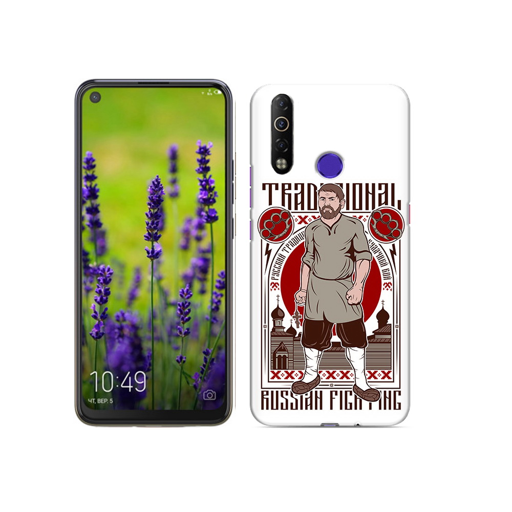 

Чехол MyPads Tocco для Tecno Camon 12 Air Традициональный мужчина, Прозрачный, Tocco