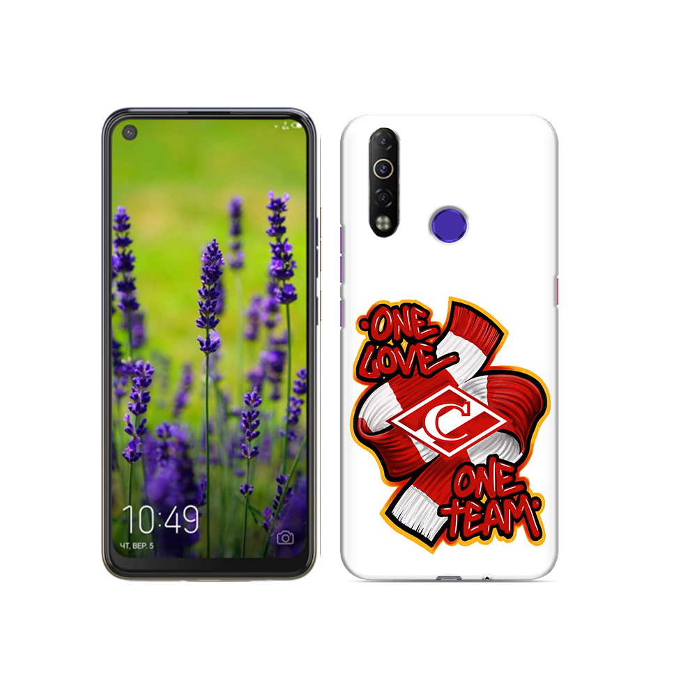 

Чехол MyPads Tocco для Tecno Camon 12 Air ФК спарак 1 любовь, Прозрачный, Tocco
