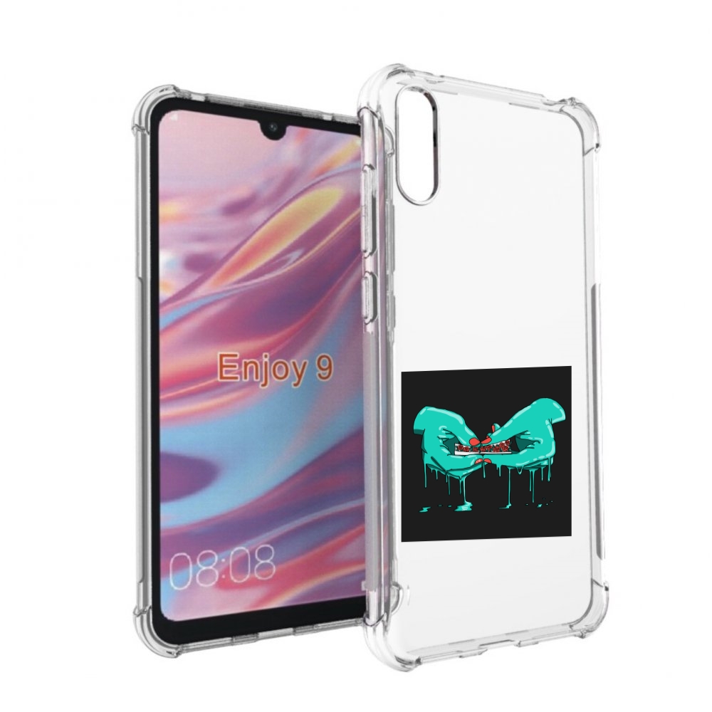

Чехол бампер MyPads закручиваю-розочки для Huawei Enjoy 9, Прозрачный, Tocco