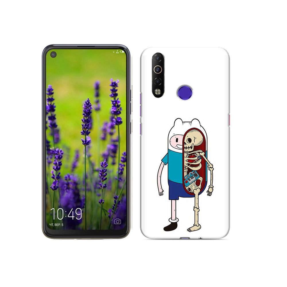

Чехол MyPads Tocco для Tecno Camon 12 Air Финн скелет, Прозрачный, Tocco