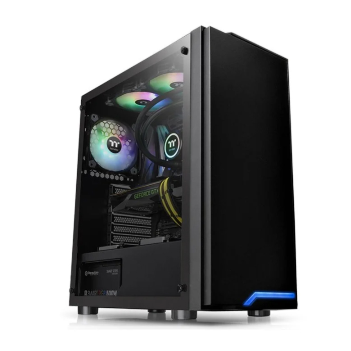 

Корпус компьютерный Thermaltake H100 TG Black (CA-1L4-00M1WN-02)