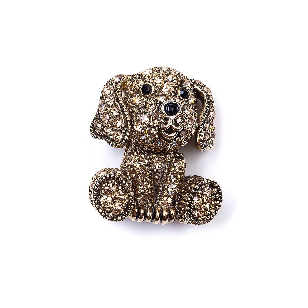

Брошь из бижутерного сплава с swarovski Moon Paris MoS-22.03-012, MoS-22.03-012