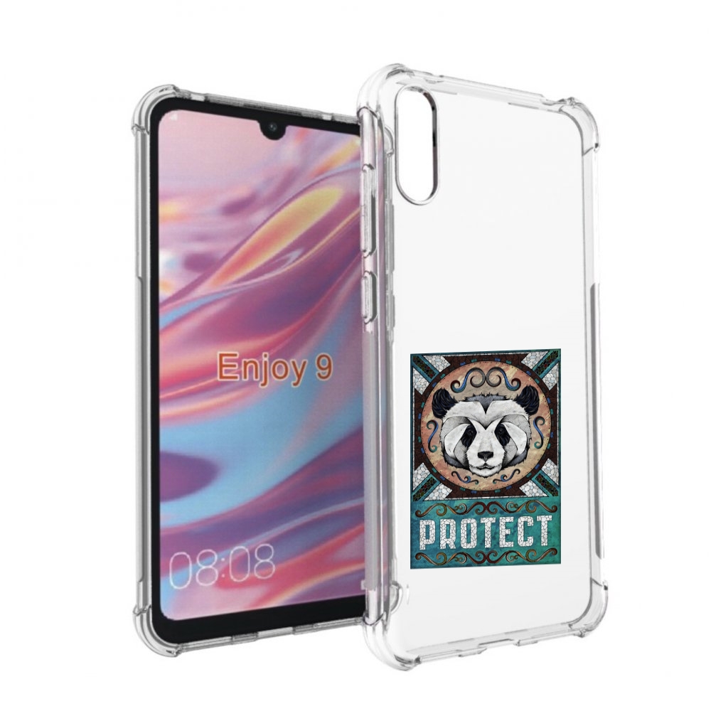 

Чехол бампер MyPads защита панды для Huawei Enjoy 9, Прозрачный, Tocco
