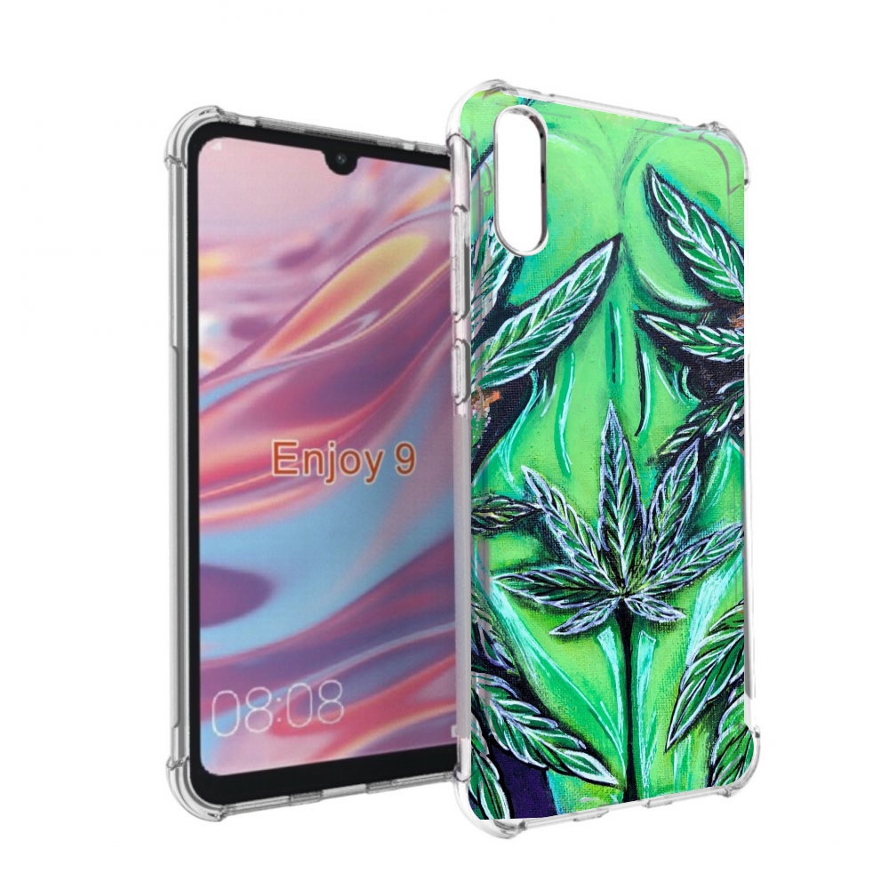 

Чехол бампер MyPads зеленая девушка для Huawei Enjoy 9, Прозрачный, Tocco