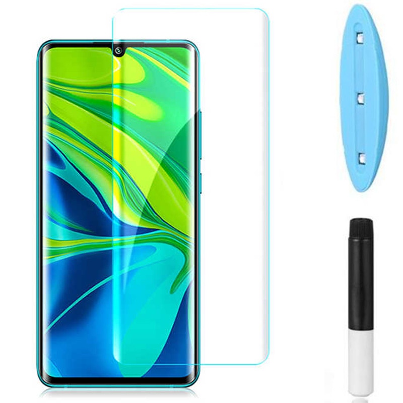 

Защитное стекло с ультрафиолетом для Xiaomi Mi Note 10 Pro, Mi Note 10 Pro