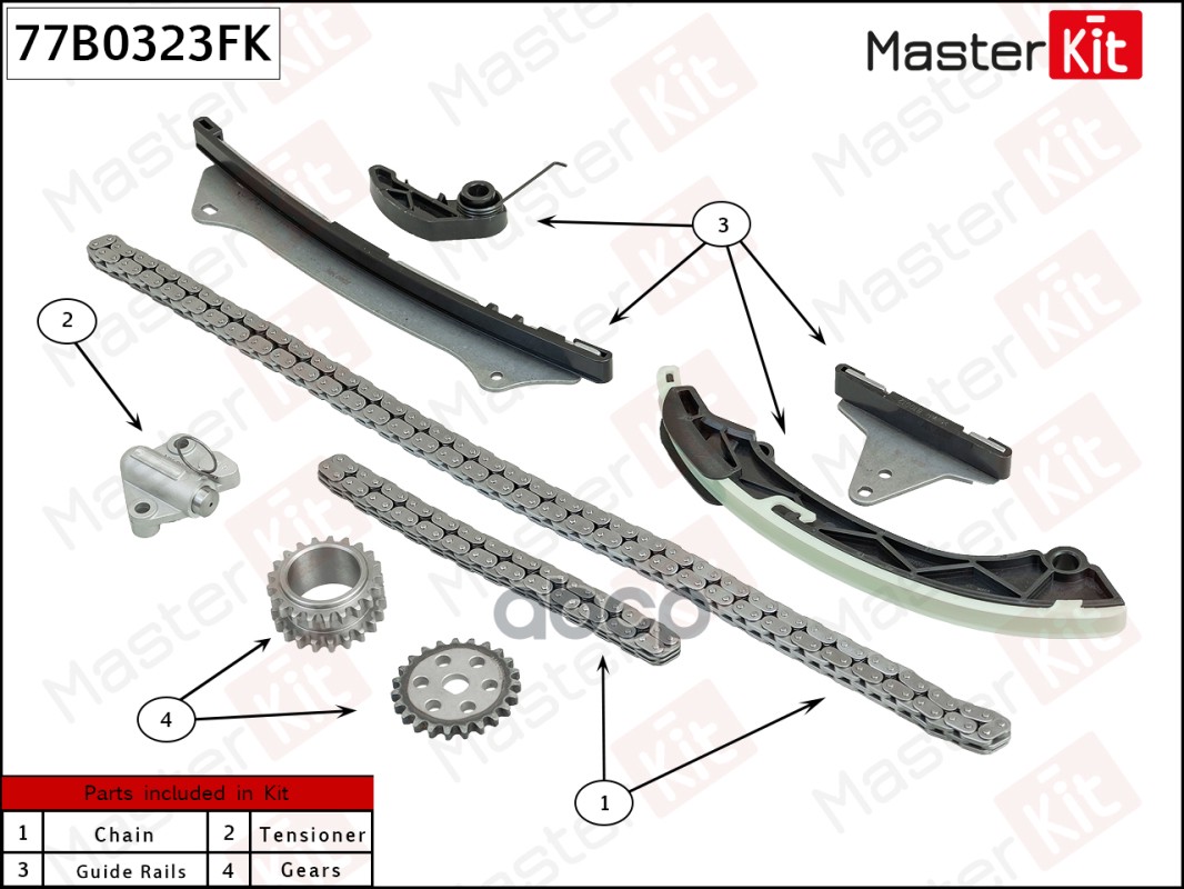 

Комплект Цепи Грм MasterKit 77B0323FK