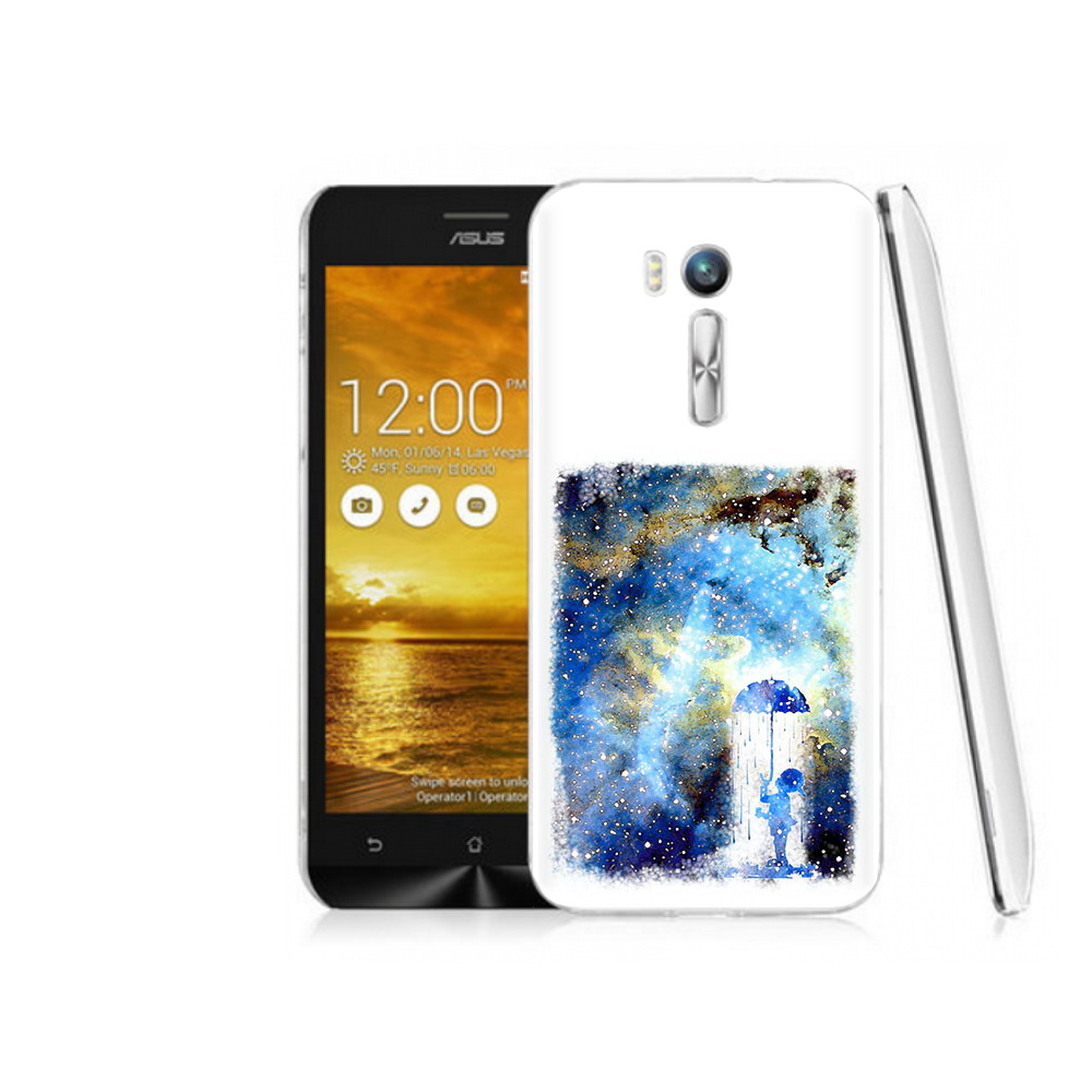 Чехол MyPads Tocco для Asus ZenFone Go (ZB551KL) мальчик в небе