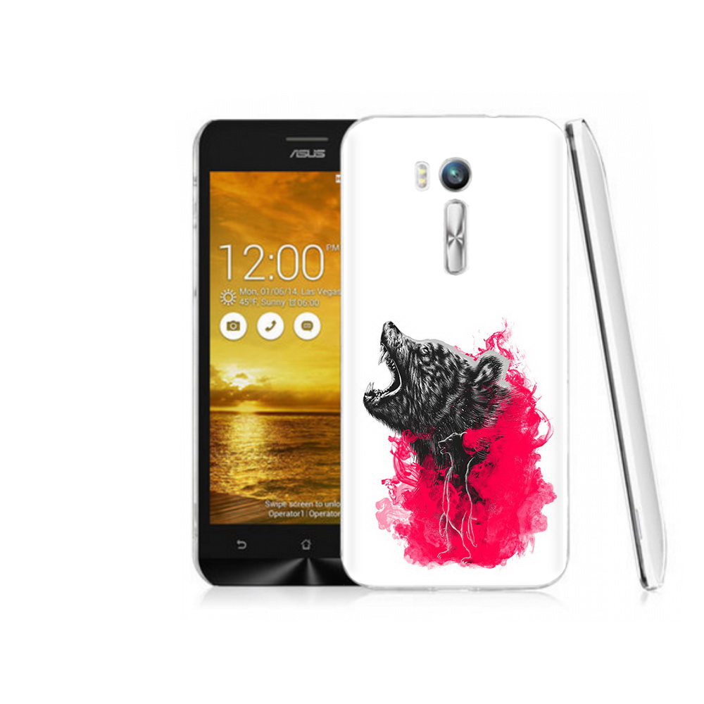 

Чехол MyPads Tocco для Asus ZenFone Go (ZB551KL) медведь в дымке, Прозрачный, Tocco