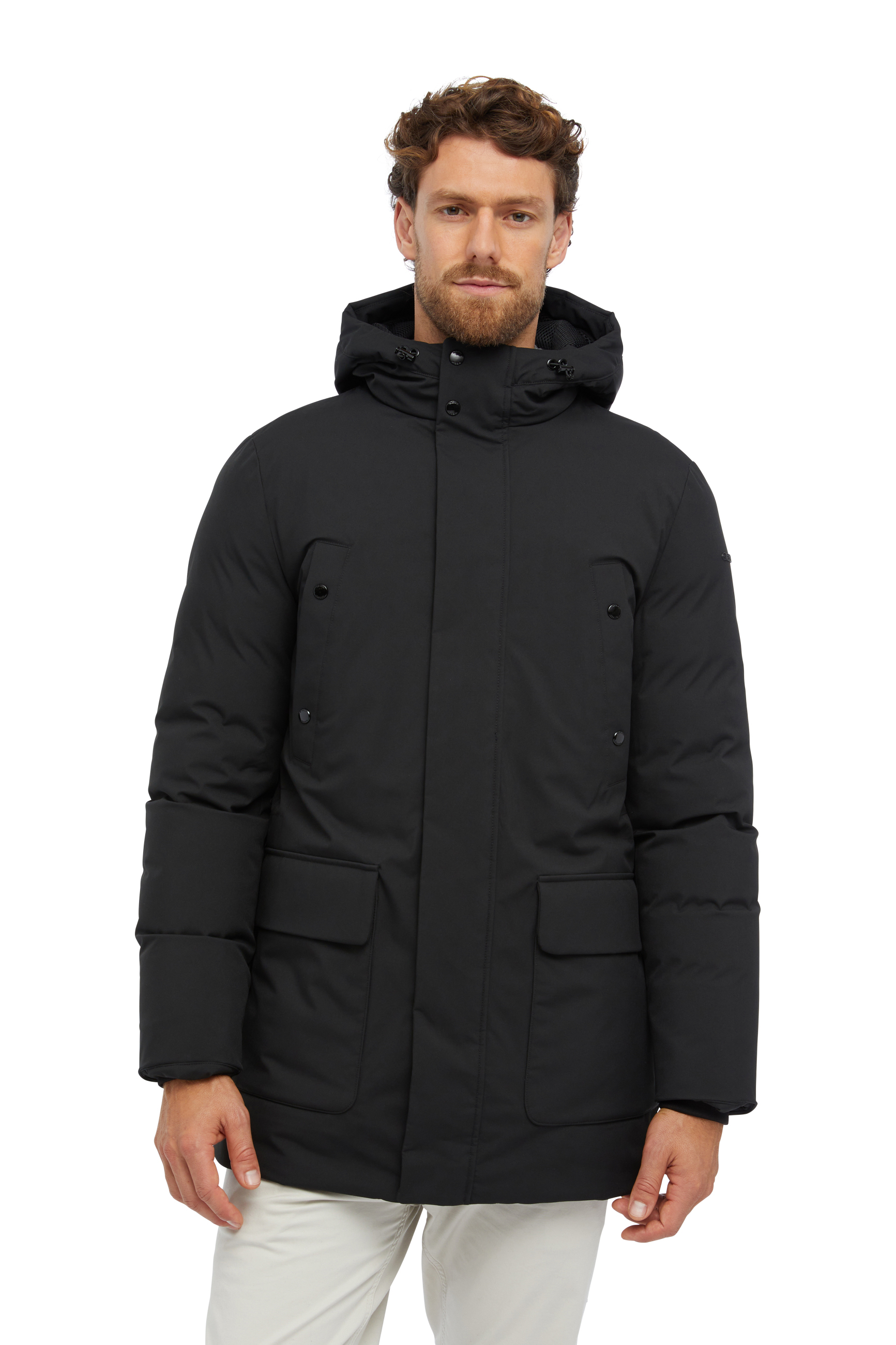 

Куртка мужская GEOX M3629BT2953F9000 черная 54 EU, Черный, M3629BT2953