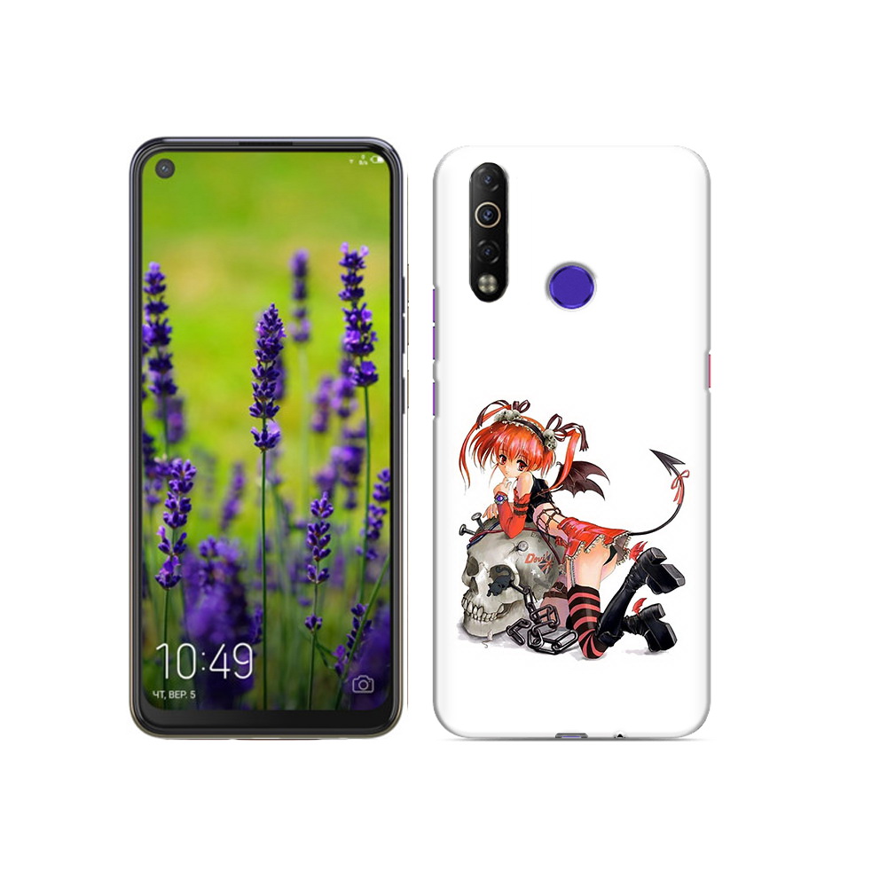 

Чехол MyPads Tocco для Tecno Camon 12 Air аниме, Прозрачный, Tocco