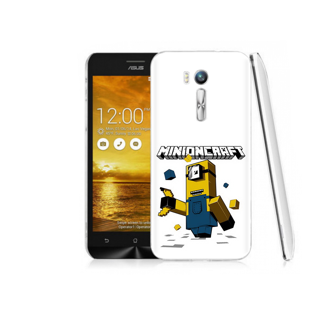 

Чехол MyPads Tocco для Asus ZenFone Go (ZB551KL) миньон, Прозрачный, Tocco