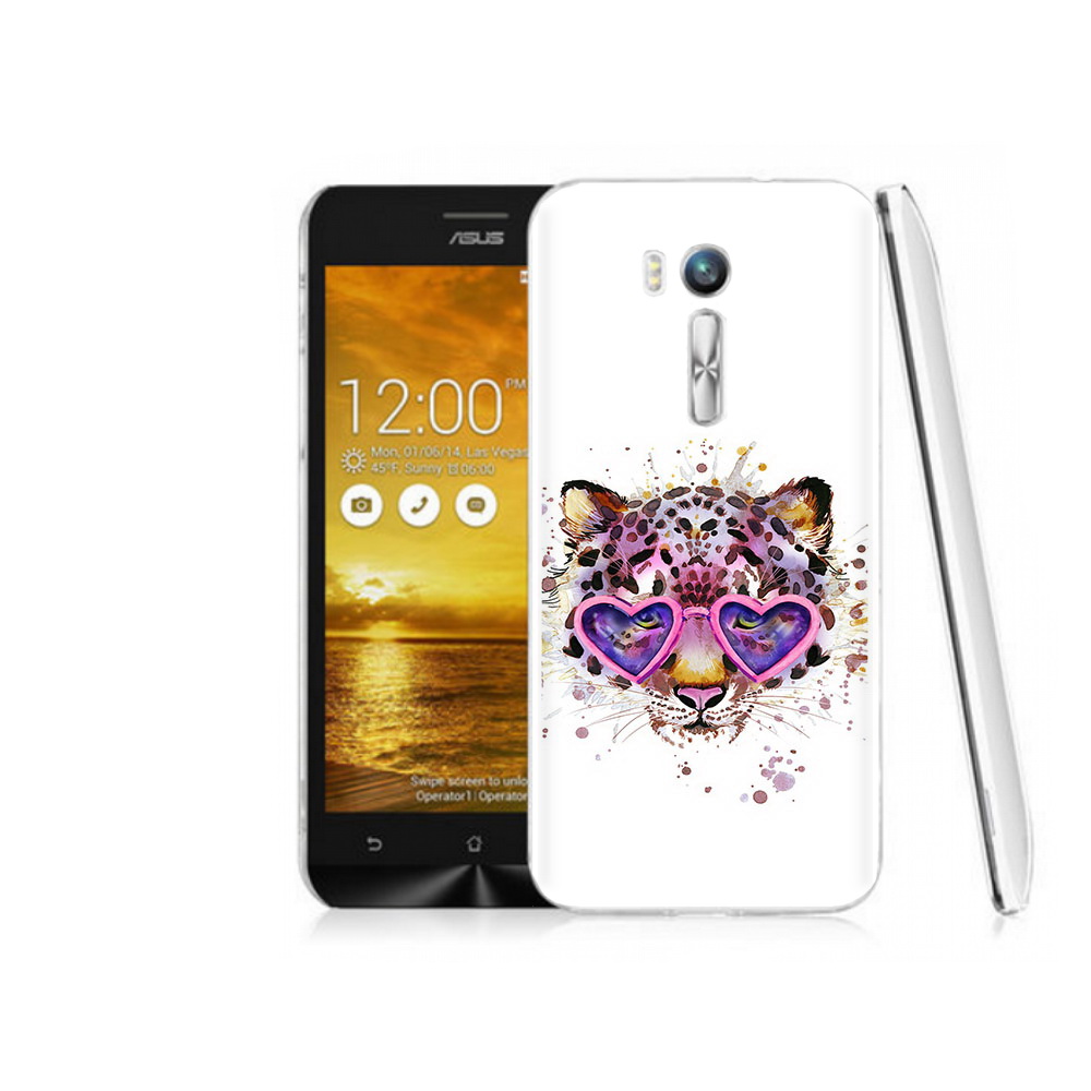 Чехол MyPads Tocco для Asus ZenFone Go (ZB551KL) модный леопард