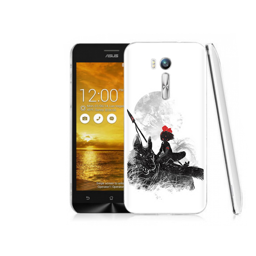 

Чехол MyPads Tocco для Asus ZenFone Go (ZB551KL) мононоке, Прозрачный, Tocco