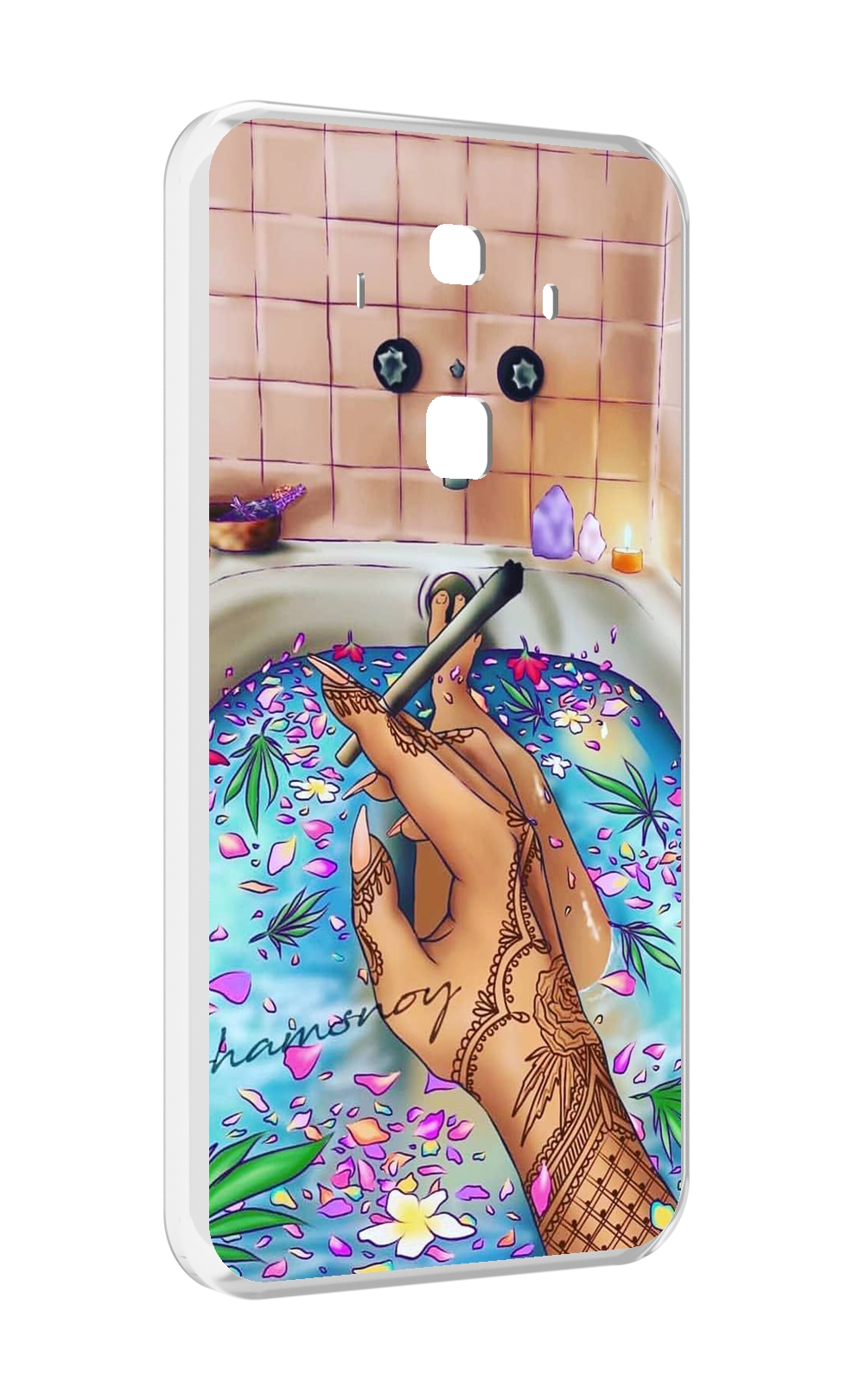 

Чехол MyPads девушка в ванне женский для Huawei Mate 10 Pro, Прозрачный, Tocco